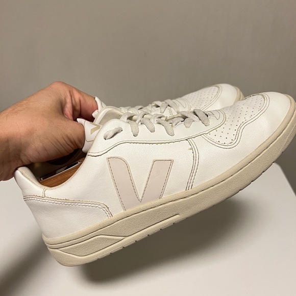 VEJA V-10 CWL SNEAKERS FULL WHITE WOMEN'S US 10 EU 41 - Picture 9 of 14